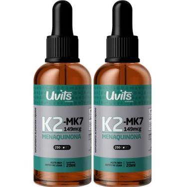 Imagem de 2 Vitamina K2 Mk-7 149mcg 20ml - Uvits