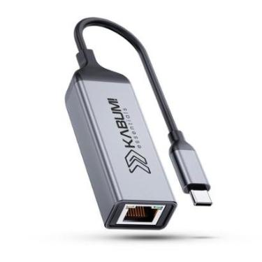 Imagem de Adaptador RJ45 KABUM! essentials AS100, Preto, USB-C - KEAS100PT-Unissex