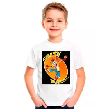 Imagem de Camiseta CRASH BANDICOOT Games Jogos Moda Infantil Roupa Criança 03, M