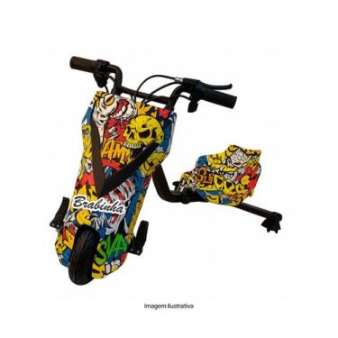 Imagem de Triciclo Elétrico Drift 350w Bluetooth 3 Velocidades Único com Amortec