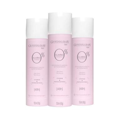 Imagem de Kit C/3 Desodorante Giovanna Baby 0% Alumínio Classic 150ml