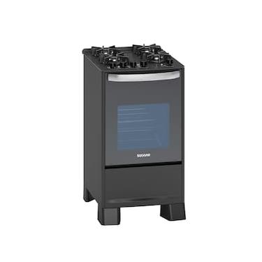 Imagem de Fogão Suggar Master Grill FGVMTG412PT 4 Bocas Preto Vidro Temperado Superautomático Bivolt