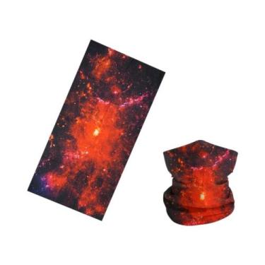 Imagem de Bandana De Ciclismo Unissex Com Estampa De Estrelas, Sem Costura, Prot