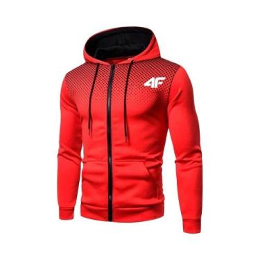 Imagem de Conjunto Esportivo Masculino Casual Com Moletom Com Capuz E Calças De 