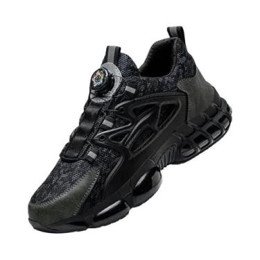 Imagem de Botas De Segurança Masculinas Com Botão Rotativo, Antiesmagamento, Ant