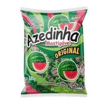 Imagem de Bala Azedinha Mastigável Sabor Melancia Cory 500g