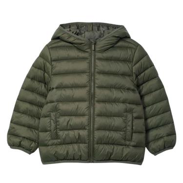 Imagem de Jaqueta Puffer Verde Hering Kids Com Capuz-Unissex