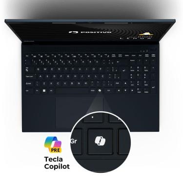 Imagem de Notebook Positivo Vision R15 AMD Ryzen 7-5700U Linux 8GB RAM 512GB SSD 15.6” Full HD Lumina Bar - Preto