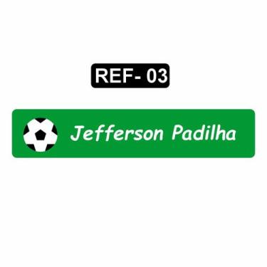 Imagem de Kit 50 Etiquetas Termocolantes Em DTF Para Uniforme Escolar Roupa Infa