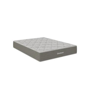 Imagem de Colchão Ortobom Elite Casal 138x188 Mola Pocket Ensacada Ortopillow Antialérgico Branco/Cinza