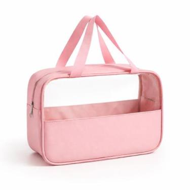 Imagem de Necessaire Bolsa Para Viagem Média Com Visor Transparente - - FWB, Ros