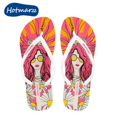 Imagem de Sandálias de praia antiderrapantes femininas com fundo grosso, tamanho