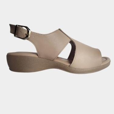 Imagem de Sandália Feminina Super Conforto 266450 Solado Anabela-Feminino