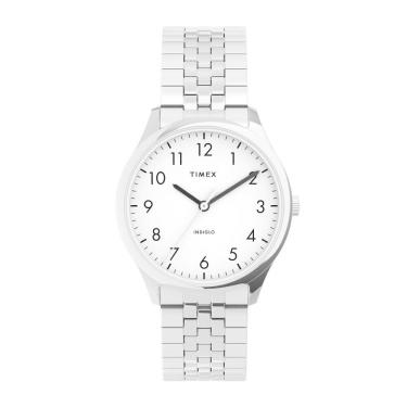 Imagem de Relógio Timex Masculino Ref: Tw2u39900 Mola Prateado Easy Reader