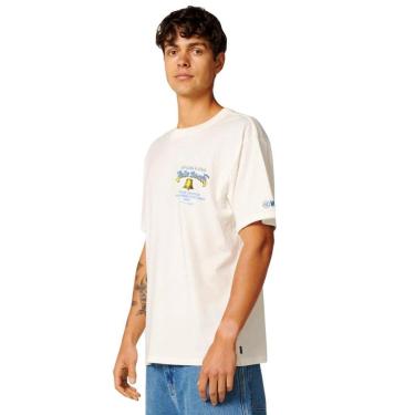 Imagem de Camiseta Rip Curl Bells Beach Pro Logo Bone Importada-Masculino