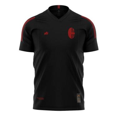 Imagem de Camisa Milan Preta EuroDry Rinno Class Original Futebol-Masculino