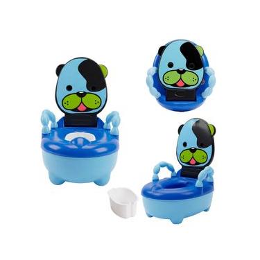 Imagem de Troninho Penico Infantil Musical Desfralde Azul Maxi Baby Azul