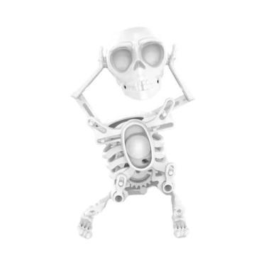 Imagem de Decoração De Esqueleto Móvel Assustador, Ornamento De Halloween, Figur