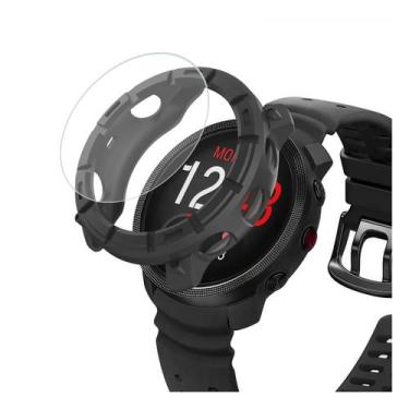 Imagem de Capa case bumper + película de vidro compatível com Polar Vantage M3 -