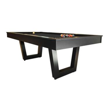 Imagem de Mesa De Sinuca/bilhar Moderna 2,53 x 1,40 - Nelson Bilhares, Preto