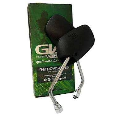Imagem de Espelho Retrovisor Mini KS ES Fan Aste Cromada Par GVS