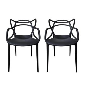 Imagem de Cadeira Preta Allegra Para Cozinha Mesa Jantar Area Gourmet Quantidade