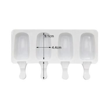Imagem de Forma De Silicone Magnum Para Sorvete, Bandeja DIY Para Picolé De Suco