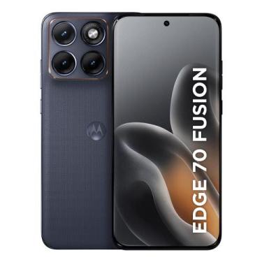Imagem de Smartphone Motorola Edge 70 Fusion 5G Grafite, 256GB, 8GB RAM, Câmera 