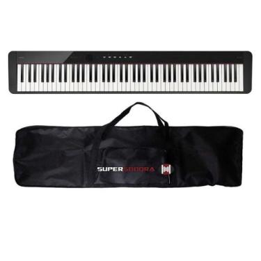 Imagem de Piano Digital Casio Privia PX-S1100 Preto 88 Teclas + Capa