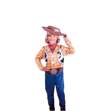 Imagem de Fantasia Infantil Premium Disney Woody com Chapéu Luxuosa - Super Magi