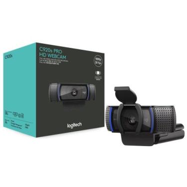 Imagem de WebCam Usb Full Hd 1080p C920s C/mic Hd Pro Preto Logitech - LOGITECH 