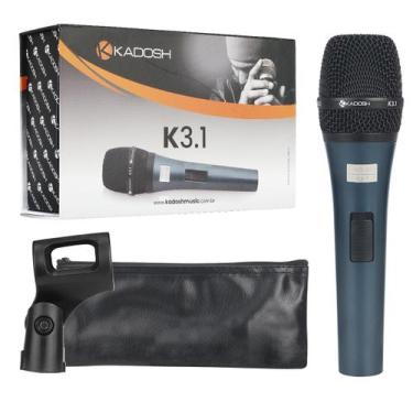 Imagem de Microfone Dinâmico Com Fio Unidirecional K-3.1 Kadosh