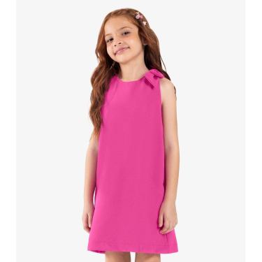 Imagem de Vestido infantil em Crepe Light Rovi Kids Rosa