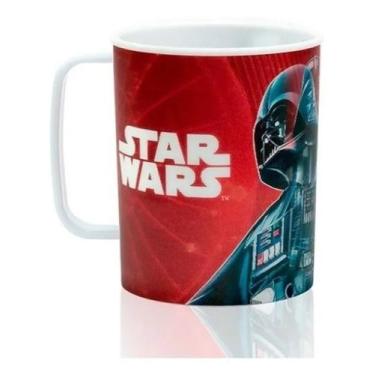 Imagem de Caneca infantil plastica 3d 325ml -star wars - regina