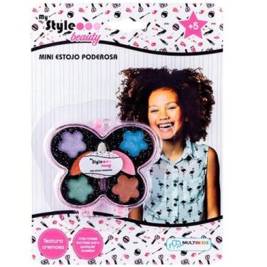 Imagem de Estojo Maquiagem Infantil Mini Poderosa Blush Sombra BR1328 - Multikid