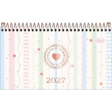 Imagem de Agenda Espiral Semanal Bolso 167x89cm Soho 2027 Sortido