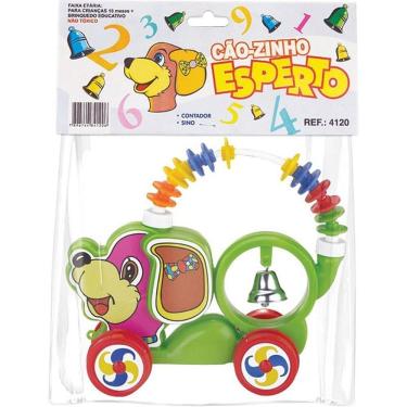 Imagem de Brinquedo para Bebê Cãozinho Esperto Estimulação Visual Sonora e Tátil Monte Líbano