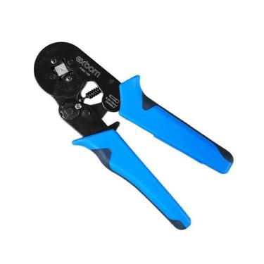 Imagem de Alicate Prensa Terminais Elétricos Ilhós Tubular 0,5 a 10mm - exbom