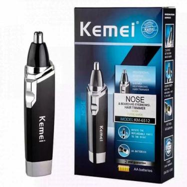 Imagem de Aparador de Pelos Kemei KM-6512 Nariz Ouvido e Sombrancelha