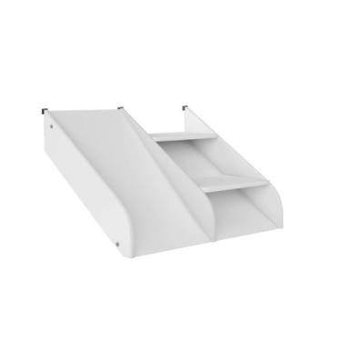 Imagem de Kit Escadinha com Mini Escorregador Ii Casatema MadeiraOriginals Branc