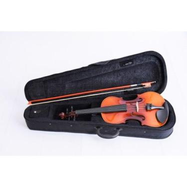 Imagem de Violino 1/2 Qualidade Profissional Estudar Musica Tocar Som - NoBrand