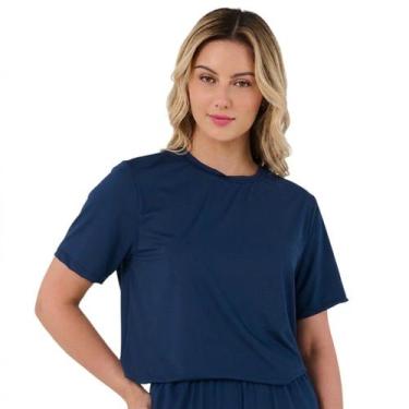 Imagem de Camiseta Always Amei Sport Dec Redondo - TITANES ESPORTES, Azul escuro