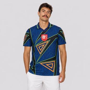 Imagem de Camisa Flamengo Retrô Goleiro 1996 Marinho - Betel, P