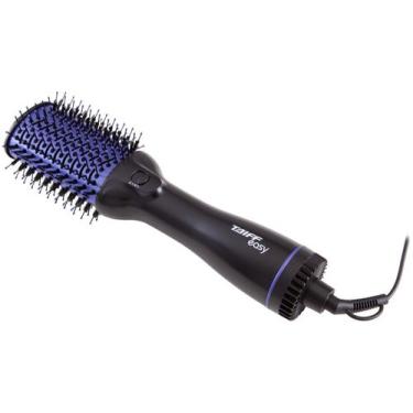 Imagem de Escova Profissional P/ Cabelo Oval Easy Taiff 127 ou 220v, Preto e Lil