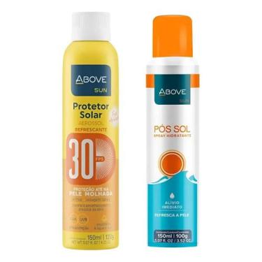 Imagem de Kit Protetor Solar Aerossol FPS30 e Pós Sol Above Sun