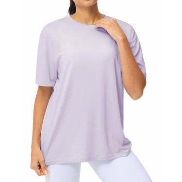 Imagem de Camiseta Feminina THE GYM PEOPLE Oversized Gola Redonda Básica