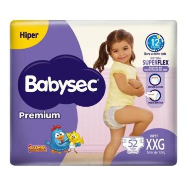 Imagem de Fraldas descartáveis Premium galinha pintadinha tamanho XXG - Babysec