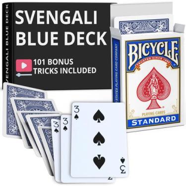 Imagem de Baralho Svengali Azul 3 de Espadas  Ted's Sterling Magic