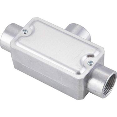 Imagem de Condulete fixo 1/2" tipo"T" - com tampa/rosca BSP/sem pintura Tramontina