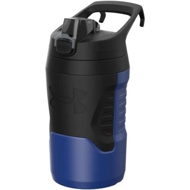 Imagem de Under Armour Garrafas de água isoladas de 946 ml – Jarro de água esportivo com alça, gancho de cerca, resistente a vazamentos para beisebol, futebol e muito mais, garrafas de água de 940 ml, garrafa